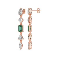 Multi-Shape Dangling Earrings
