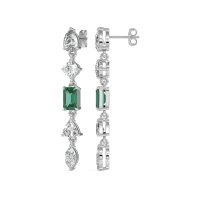 Multi-Shape Dangling Earrings