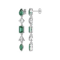 Multi-Shape Dangling Earrings