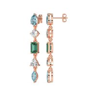 Multi-Shape Dangling Earrings
