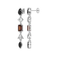 Multi-Shape Dangling Earrings