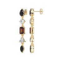 Multi-Shape Dangling Earrings