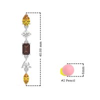 Multi-Shape Dangling Earrings