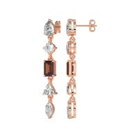 Multi-Shape Dangling Earrings