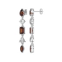 Multi-Shape Dangling Earrings