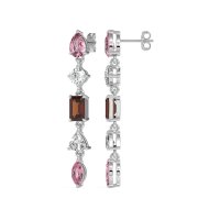 Multi-Shape Dangling Earrings