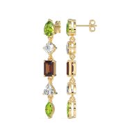 Multi-Shape Dangling Earrings