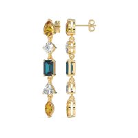 Multi-Shape Dangling Earrings