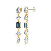 Multi-Shape Dangling Earrings