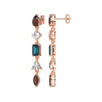 Multi-Shape Dangling Earrings