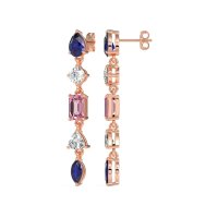 Multi-Shape Dangling Earrings