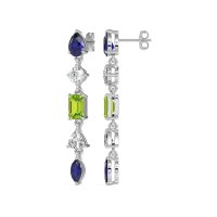 Multi-Shape Dangling Earrings