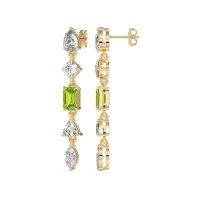 Multi-Shape Dangling Earrings