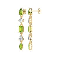 Multi-Shape Dangling Earrings