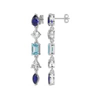 Multi-Shape Dangling Earrings