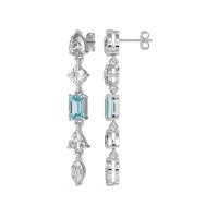 Multi-Shape Dangling Earrings