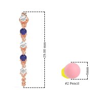 Dangling Chain Stud Drop Earrings