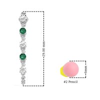 Dangling Chain Stud Drop Earrings