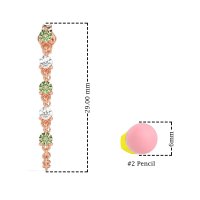 Dangling Chain Stud Drop Earrings