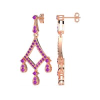 Art-Deco Dangling Earrings