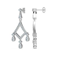 Art-Deco Dangling Earrings