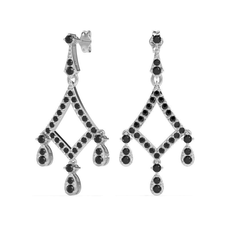 Art-Deco Dangling Earrings