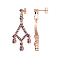 Art-Deco Dangling Earrings