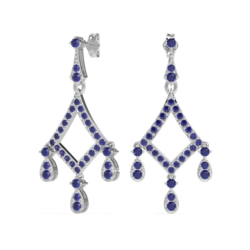 Art-Deco Dangling Earrings