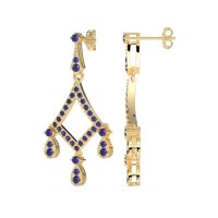 Art-Deco Dangling Earrings