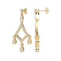Art-Deco Dangling Earrings