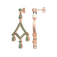 Art-Deco Dangling Earrings