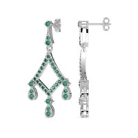 Art-Deco Dangling Earrings
