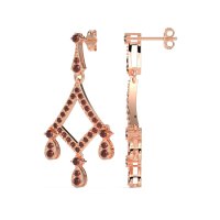 Art-Deco Dangling Earrings
