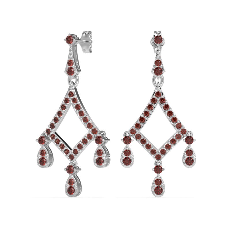 Art-Deco Dangling Earrings