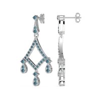 Art-Deco Dangling Earrings
