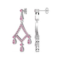 Art-Deco Dangling Earrings