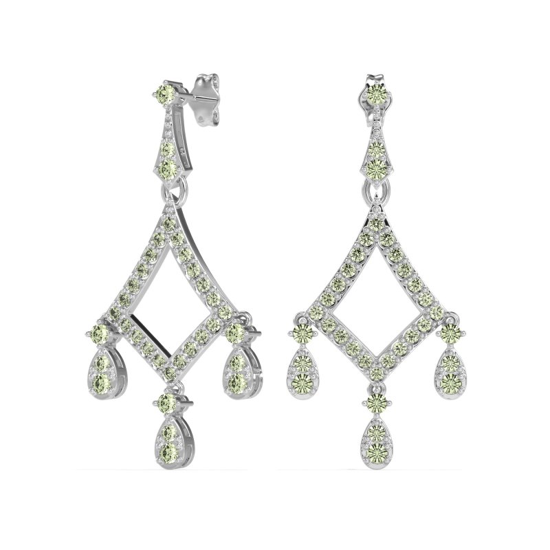 Art-Deco Dangling Earrings