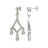 Art-Deco Dangling Earrings