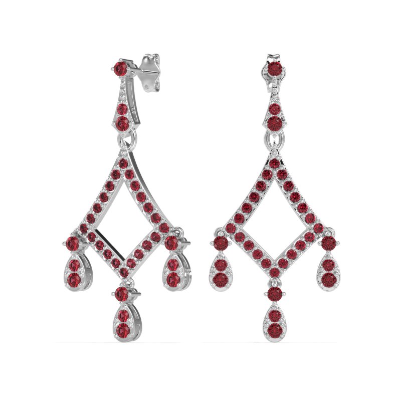 Art-Deco Dangling Earrings