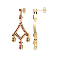 Art-Deco Dangling Earrings