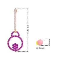 Fashion Circle Cluster Earrings