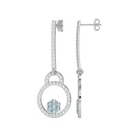Fashion Circle Cluster Earrings