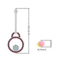 Fashion Circle Cluster Earrings