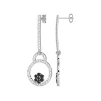 Fashion Circle Cluster Earrings