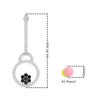 Fashion Circle Cluster Earrings