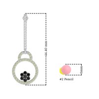 Fashion Circle Cluster Earrings