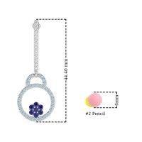 Fashion Circle Cluster Earrings