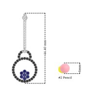 Fashion Circle Cluster Earrings