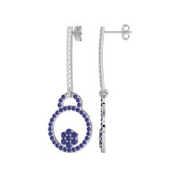 Fashion Circle Cluster Earrings