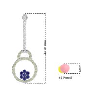 Fashion Circle Cluster Earrings